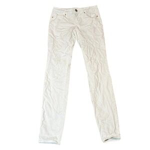 No Boundaries Low Rise Skinny Jeans Arctic White Womens Size 1 NJ19B720K Denim‎